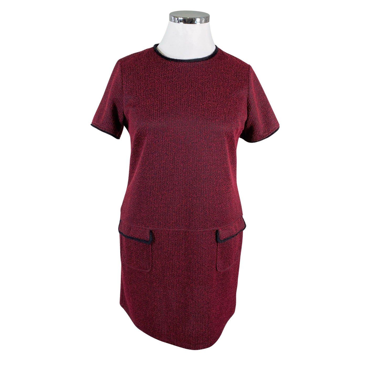 Unisex Wallis - Mitteveniv kleit, suurus 42 - Veinipunane (1)