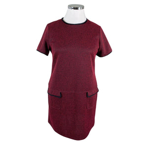 Unisex Wallis - Mitteveniv kleit, suurus 42 - Veinipunane (1)