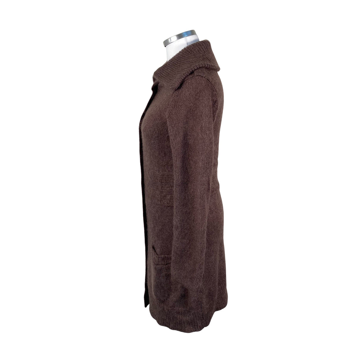 Unisex Essentiel - Kardigan, suurus 42 - Pruun (2)