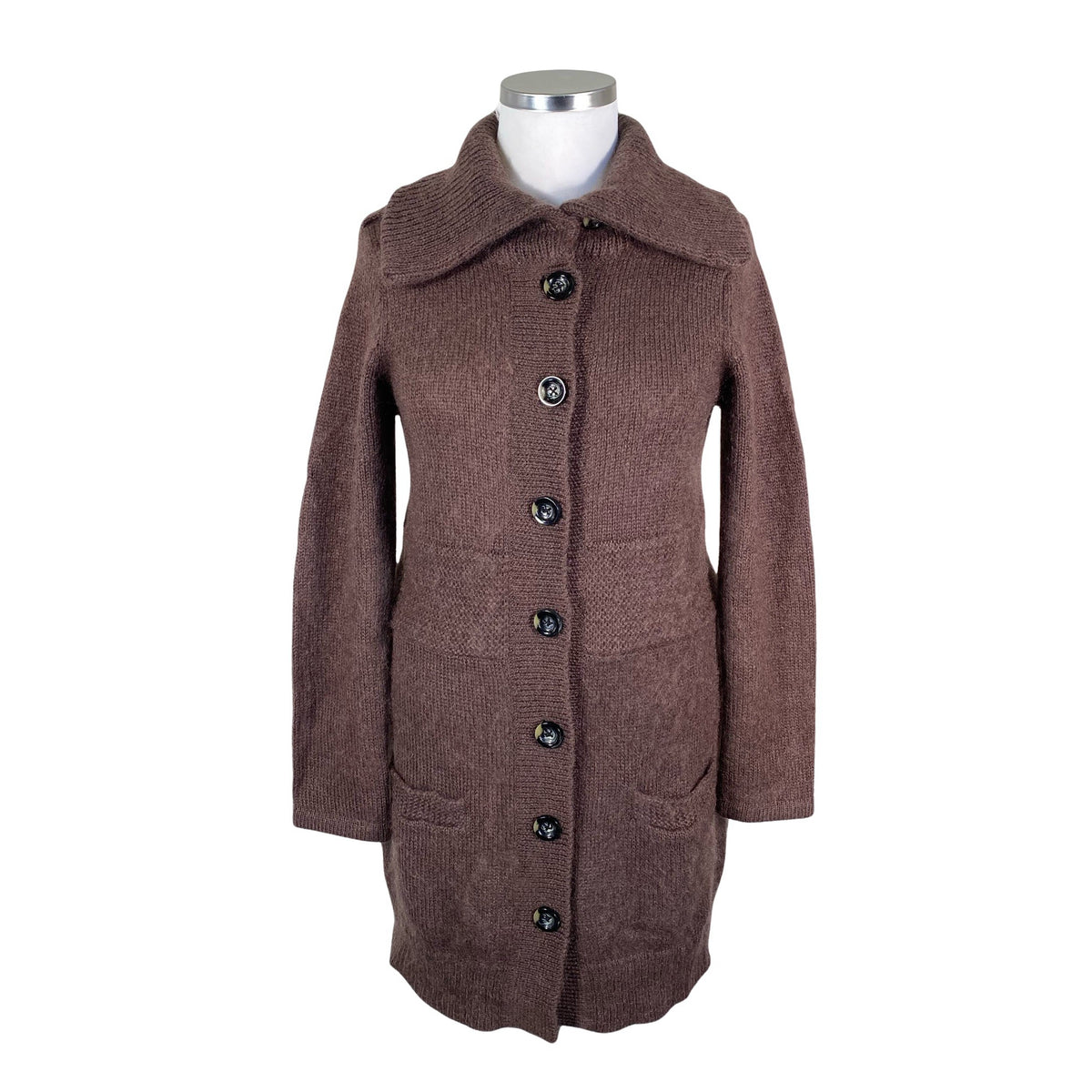 Unisex Essentiel - Kardigan, suurus 42 - Pruun (1)