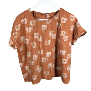 Unisex Mainio - T-särk, suurus 40 - Pruun (1)