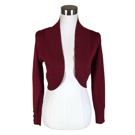 Unisex Collectif - Kootud boolero, suurus 34 - Veinipunane ()