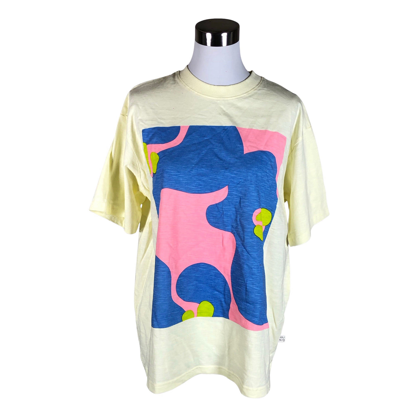Unisex Mainio - T-särk, suurus 36 - Kollane (1)