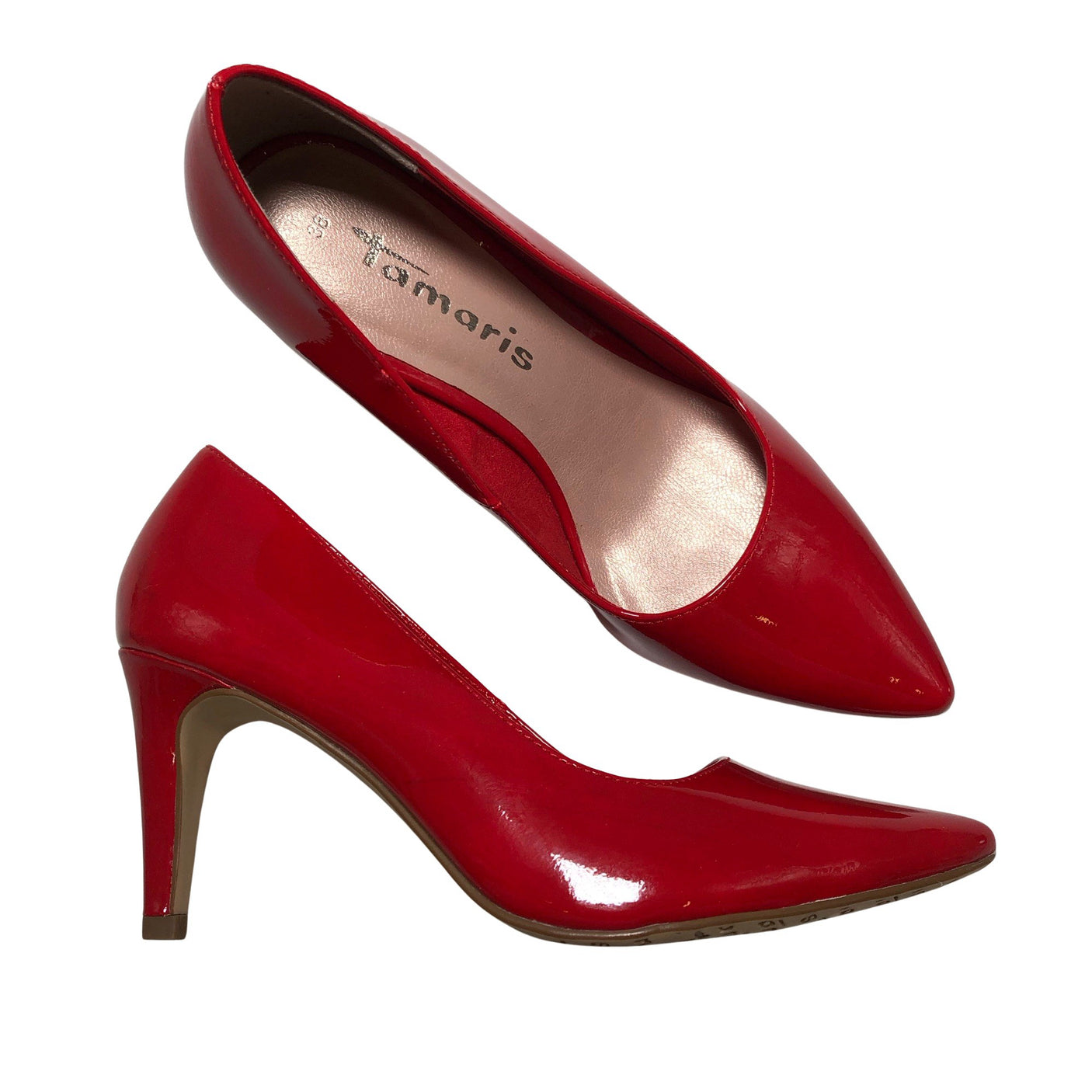 Unisex Tamaris - Kontsakingad, suurus 38 - Punane (1)