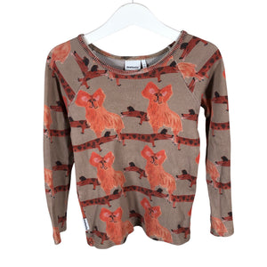 Unisex Metsola - Trikotaažist pluus, suurus 110 - 116 - Pruun (1)