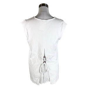 Unisex Tommy Hilfiger - Trikotaažist topp, suurus 38 - Valge (2)