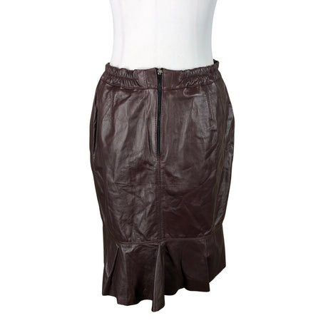 Unisex Handmade - Nahkseelik, suurus 40 - Veinipunane (2)