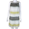 Unisex Mosaic - Pliiatskleit, suurus 32 - Valge ()