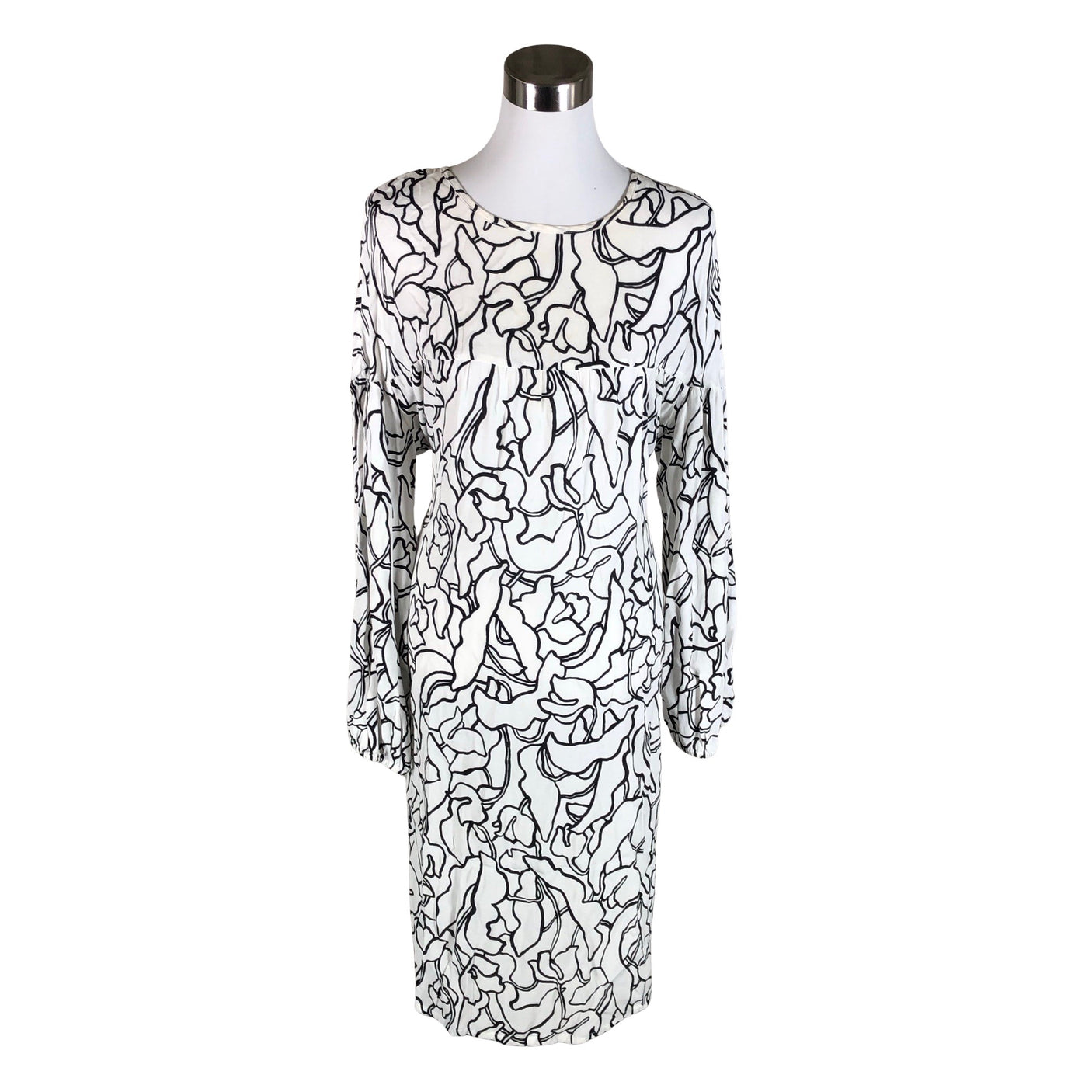 Unisex Nanso - Õhuke kleit, suurus 40 - Valge (1)