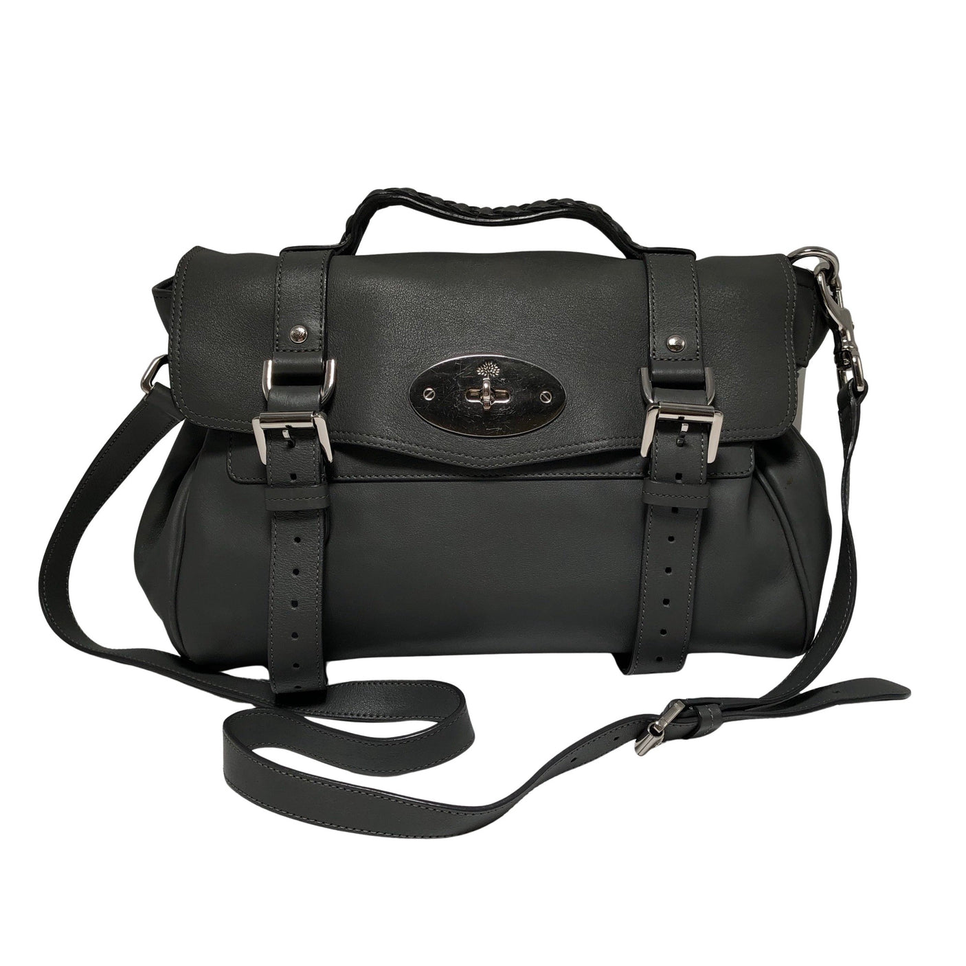 Unisex Mulberry - Käekott, suurus Midi - Hall (1)