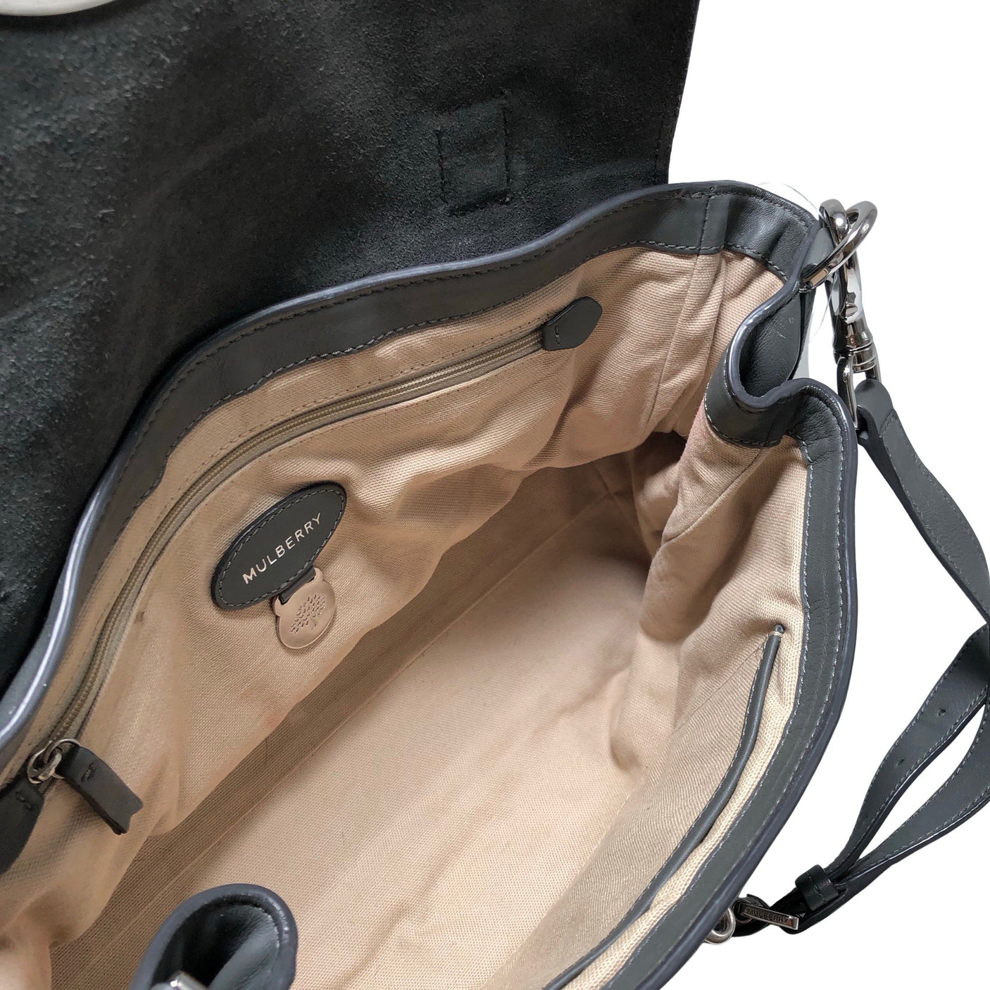 Unisex Mulberry - Käekott, suurus Midi - Hall (3)