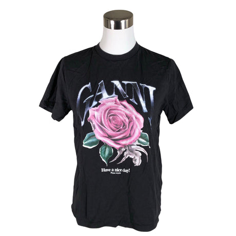 Unisex Ganni - T-särk, suurus 36 - Must ()