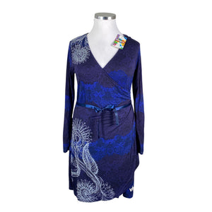 Unisex Desigual - Trikotaažist kleit, suurus 42 - Sinine (1)