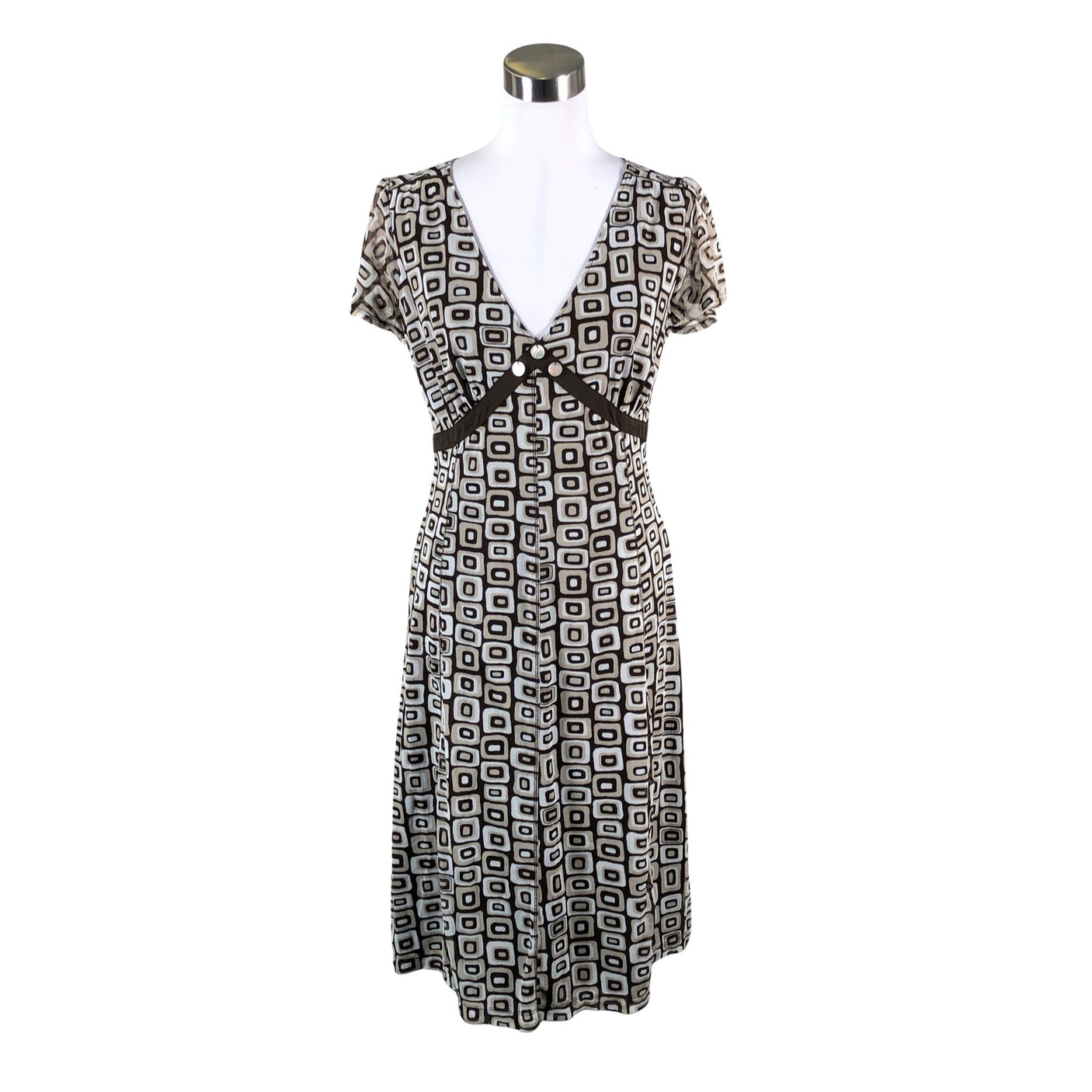 Unisex Mexx - Trikotaažist kleit, suurus 40 - Pruun (1)