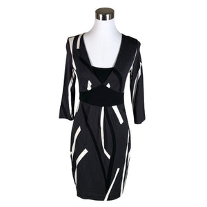 Unisex S.T.I - Trikotaažist kleit, suurus 36 - Must (1)