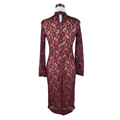 Unisex Glamorous - Pidulik kleit, suurus 38 - Veinipunane (2)