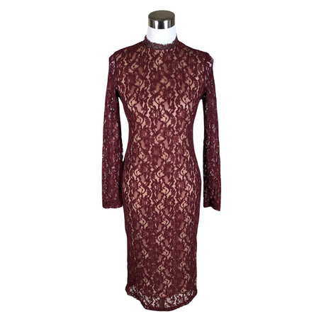 Unisex Glamorous - Pidulik kleit, suurus 38 - Veinipunane ()