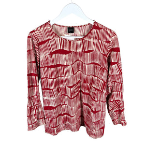 Unisex Nanso - Trikotaažist pluus, suurus 38 - Punane (1)