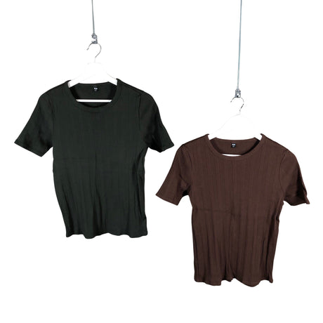 Unisex Uniqlo - T-särk, suurus 38 - Pruun ()