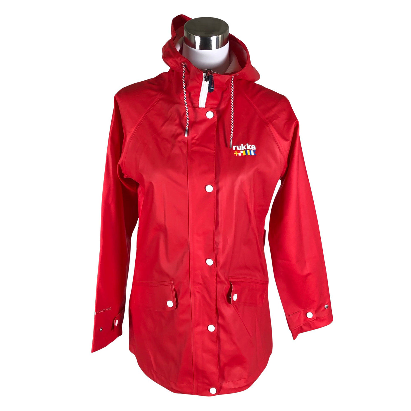 Unisex Rukka - Vihmajope, suurus 38 - Punane (1)
