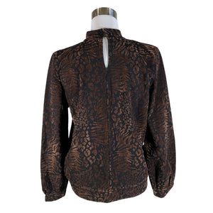 Unisex We - Dressikangast pluus, suurus 40 - Pruun (2)