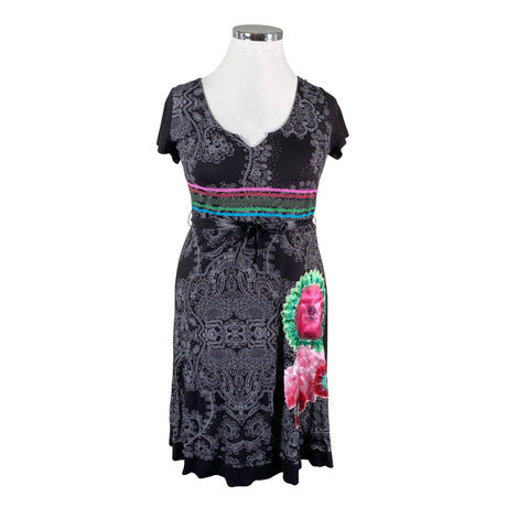 Unisex Desigual - Trikotaažist kleit, suurus 40 - Must ()