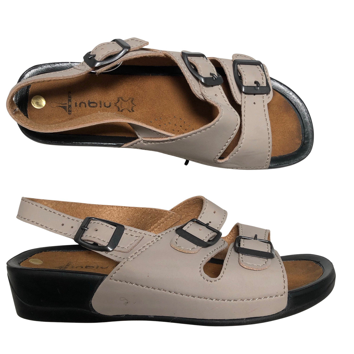 Unisex Inblu - Rihmikud, suurus 37 - Beige (1)