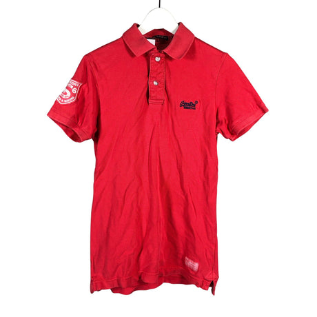 Unisex Superdry - Lühikeste käistega pluus, suurus S - Punane ()