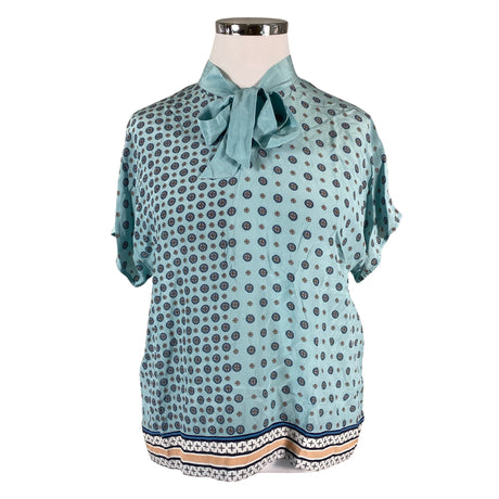 Unisex Marc Cain - Lühikeste käistega pluus, suurus 42 - Helesinine ()