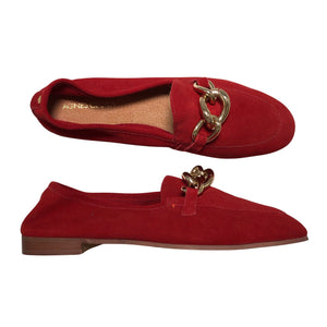 Unisex Agnes Cecilia - Mokassiinid, suurus 41 - Punane (1)