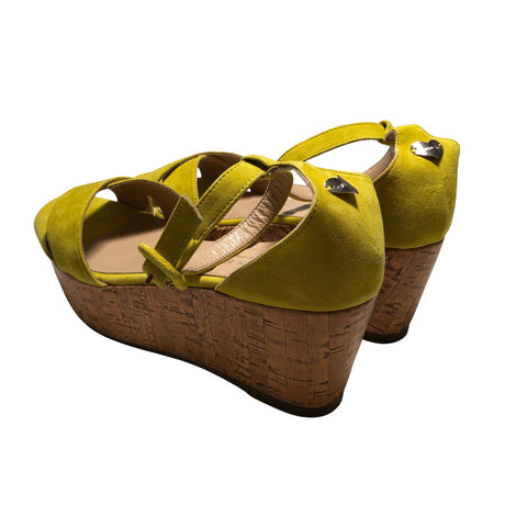 Unisex Twin-Set - Kiilkontsaga rihmikud, suurus 40 - Kollane (2)