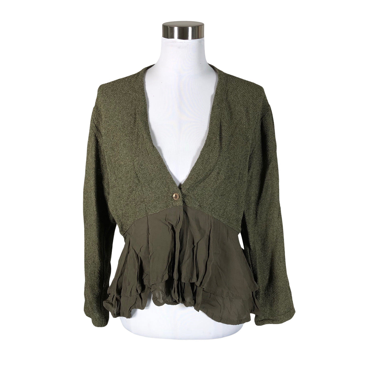 Unisex The Masai - Kardigan, suurus 40 - Roheline (1)