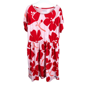 Unisex Reima - Trikotaažist kleit, suurus 146 - 152 - Punane (1)