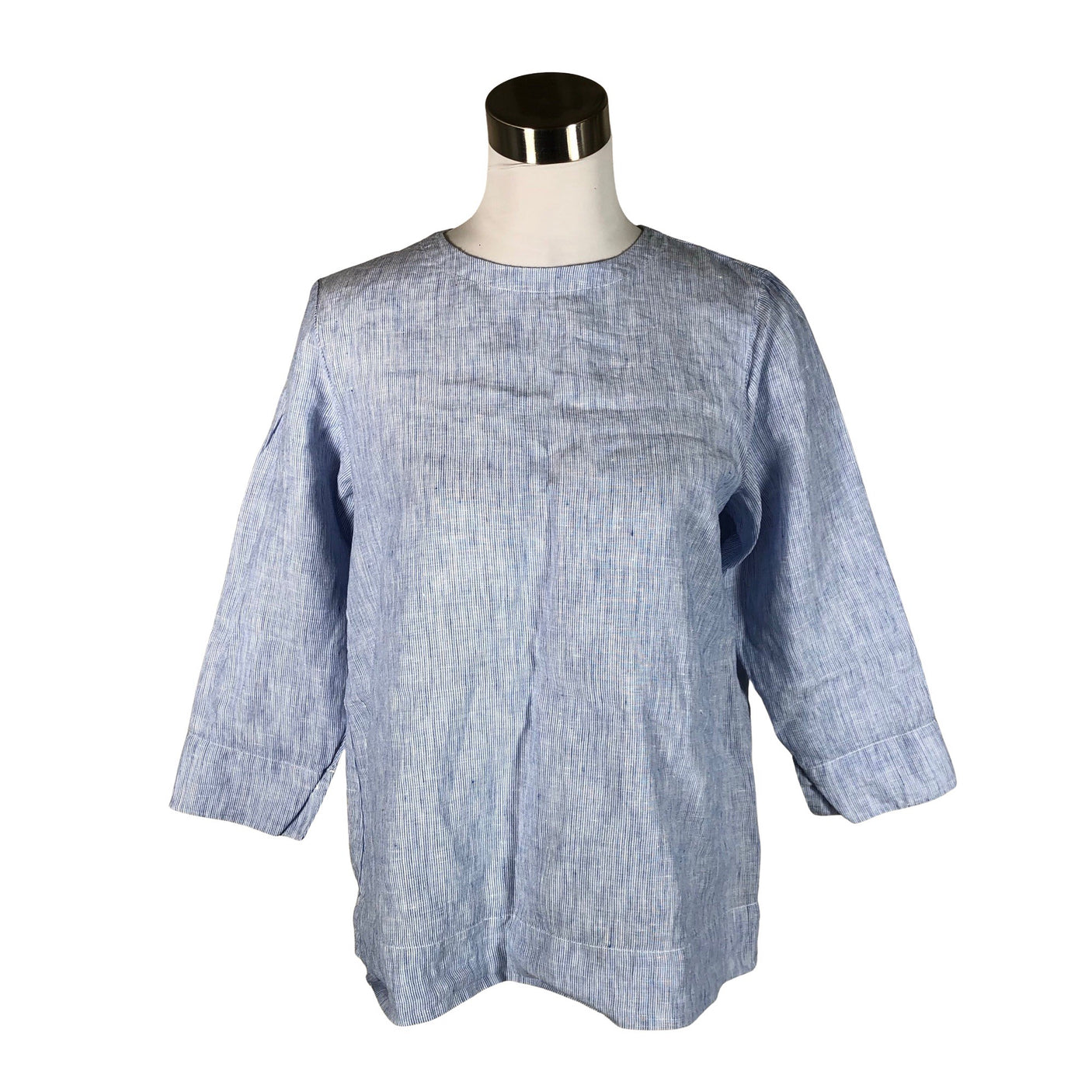 Unisex Muji - Lühikeste käistega pluus, suurus 38 - Helesinine (1)