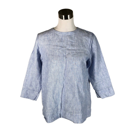 Unisex Muji - Lühikeste käistega pluus, suurus 38 - Helesinine ()