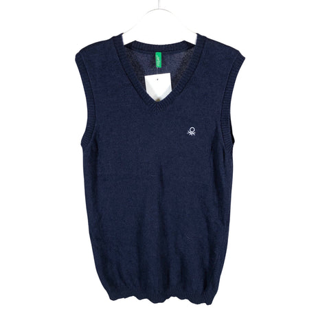 Unisex Benetton - Kootud vest, suurus 146 - 152 - Sinine ()