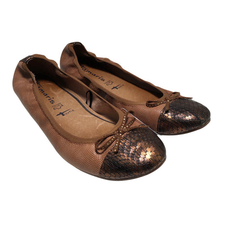 Unisex Tamaris - Baleriinad, suurus 39 - Pruun (2)