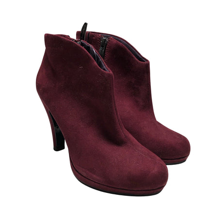 Unisex Tamaris - Poolsaapad, suurus 38 - Veinipunane (2)