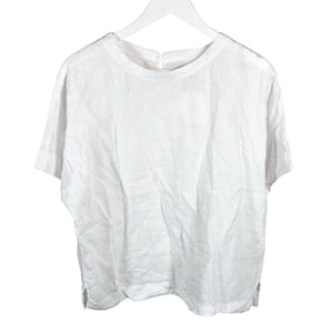 Unisex Marks&Spencer - Lühikeste käistega pluus, suurus 38 - Valge (1)