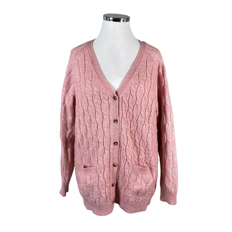 Unisex Lindex - Kardigan, suurus 42 - Heleroosa ()