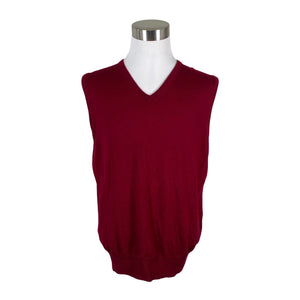 Unisex Create - Kootud vest, suurus XL - Veinipunane (1)