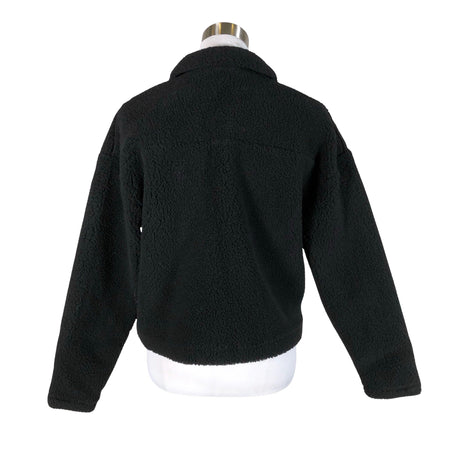 Unisex Lyle&Scott - Kunstkarusnahast mantel, suurus 38 - Must (2)