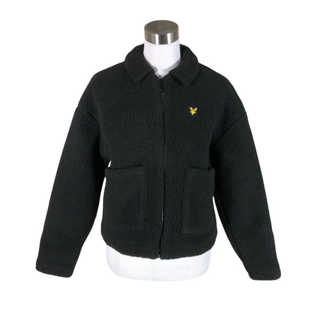 Unisex Lyle&Scott - Kunstkarusnahast mantel, suurus 38 - Must ()