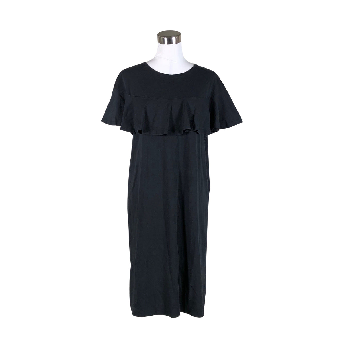 Unisex Papu - Trikotaažist kleit, suurus 40 - Must (1)