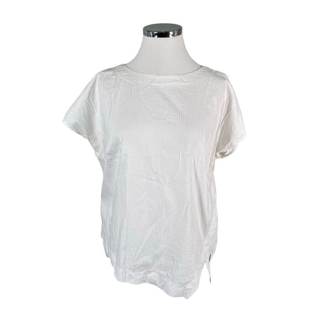 Unisex Voglia - Lühikeste käistega pluus, suurus 44 - Valge ()