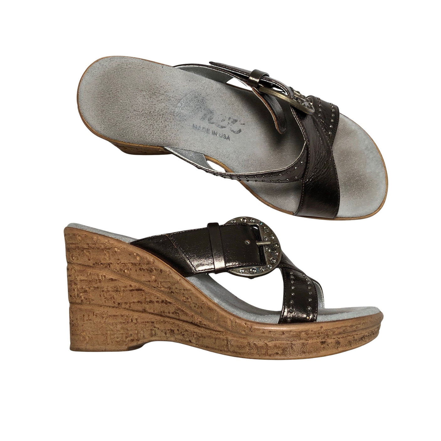 Unisex Onex - Kiilkontsaga rihmikud, suurus 35 - Pruun (1)