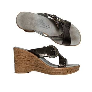 Unisex Onex - Kiilkontsaga rihmikud, suurus 35 - Pruun (1)