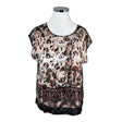 Unisex Taifun - Lühikeste käistega pluus, suurus 44 - Must ()