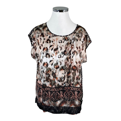 Unisex Taifun - Lühikeste käistega pluus, suurus 44 - Must ()