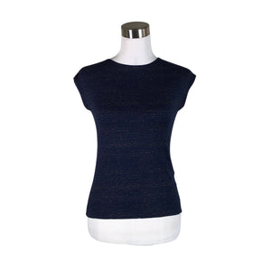 Unisex Nanso - Trikotaažist topp, suurus 40 - Sinine (1)